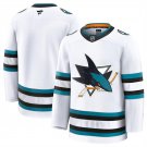 Men's San Jose Sharks Blank 2024-25 White Away Stitched Hockey Jersey S-3XL