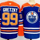 Men's Edmonton Oilers #99 Wayne Gretzky 2024-25 Royal Stitched Hockey Jersey S-3XL