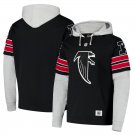Men's Pullover Hoodie '47 Atlanta Falcons Double Header Blitz Black Cornerback S-3XL