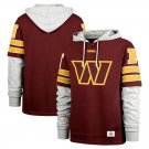 Men's Pullover Hoodie '47 Washington Commanders Double Header Blitz Burgundy Cornerback S-3XL