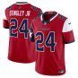 Men's Derek Stingley Jr. #24 Houston Texans 2024 Red V5 Vapor Limited Stitched Football Jersey