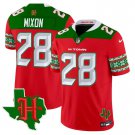 Men's Joe Mixon #28 Houston Texans 2024 Christmas Red Vapor Limited Stitched Football Jersey