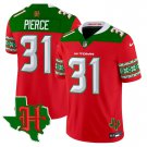 Men's Dameon Pierce #31 Houston Texans 2024 Christmas Red Vapor Limited Stitched Football Jersey