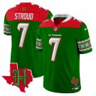 Men's C.J. Stroud #7 Houston Texans 2024 Christmas Green Vapor Limited Stitched Football Jersey