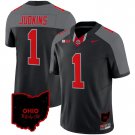 Men's Quinshon Judkins #1 Ohio State 2024 Black Special Vapor Limited Football Stitched Jersey