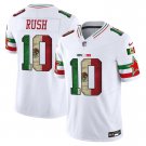 Men's Cooper Rush #10 Dallas Cowboys Mexico White Vapor Limited Stitched Football Jersey