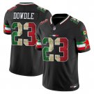 Men's Rico Dowdle #23 Dallas Cowboys Mexico Black Vapor Limited Stitched Football Jersey