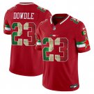 Men's Rico Dowdle #23 Dallas Cowboys Mexico Red Vapor Limited Stitched Football Jersey