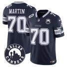 Men's Zack Martin #70 Dallas Cowboys Dallas City Patch Navy Stitched Football Jersey