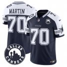 Men's Zack Martin #70 Dallas Cowboys Dallas City Patch Alternate Stitched Football Jersey
