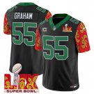 Men's Brandon Graham #55 Philadelphia Eagles Super Bowl Black Stitched Football Jersey
