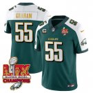 Men's Brandon Graham #55 Philadelphia Eagles Super Bowl Green Alternate Stitched Football Jersey