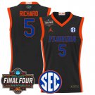 Men's Florida Gators 2025 #5 Will Richard Black Swingman Player Jersey
