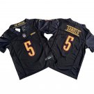 Men's Jayden Daniels #5 Washington Commanders Black Vapor F.U.S.E. Limited Stitched Football Jersey