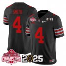 Men's Jeremiah Smith #4 Ohio State Buckeyes 2025 Black Vapor Limited Stitched Football Jersey