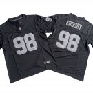 Men's Maxx Crosby #98 Las Vegas Raiders Black Vapor F.U.S.E. Limited Stitched Football Jersey