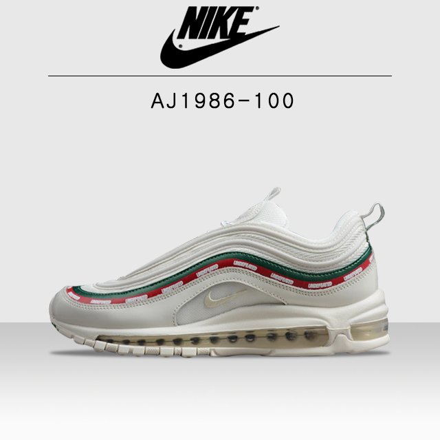 undefeated air max 97 white