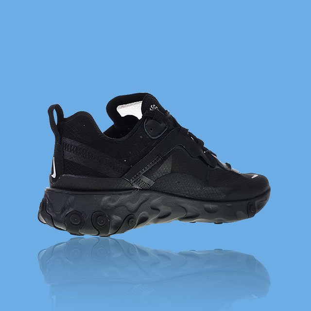 Undercover X Nike React Element 87 Triple Black Aq1813 336 Free Shipping