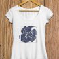 Beach Please T-shirt, (Rectangle, Dark Blue, Brushes)