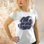 Beach Please T-shirt, (Rectangle, Dark Blue, Brushes)