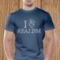 Love Realism T-shirt, Heart, Sarcasm, Funny (c)