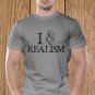 Love Realism T-shirt, Heart, Sarcasm, Funny (c)