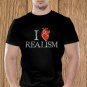 Love Realism T-shirt, Heart, Sarcasm, Funny (d)