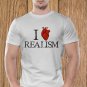Love Realism T-shirt, Heart, Sarcasm, Funny (d)