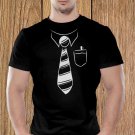 Tie T-shirt, Funny T-shirt, Formal Costume T-shirt, Serious T-shirt (b)