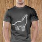 Wolf T-shirt, Wild T-shirt, Werewolf T-shirt, Night, Dark (a)