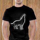 Wolf T-shirt, Wild T-shirt, Werewolf T-shirt, Night, Dark (a)