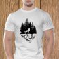 Wolf T-shirt, Wild T-shirt, Cliff T-shirt, Nature T-shirt, Night, Dark T-shirt (b)
