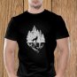 Wolf T-shirt, Wild T-shirt, Cliff T-shirt, Nature T-shirt, Night, Dark T-shirt (b)