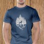 Wolf T-shirt, Wild T-shirt, Cliff T-shirt, Nature T-shirt, Night, Dark T-shirt (b)