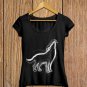 Wolf T-shirt, Wild T-shirt, Werewolf T-shirt, Night, Dark (b)