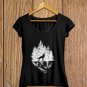 Wolf T-shirt, Wild T-shirt, Cliff T-shirt, Nature T-shirt, Night, Dark T-shirt (c)