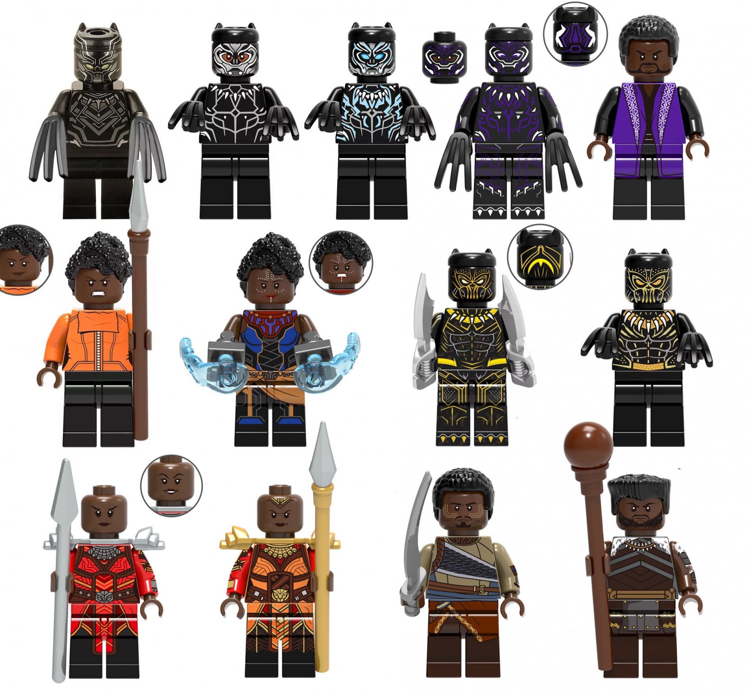 black panther lego guy