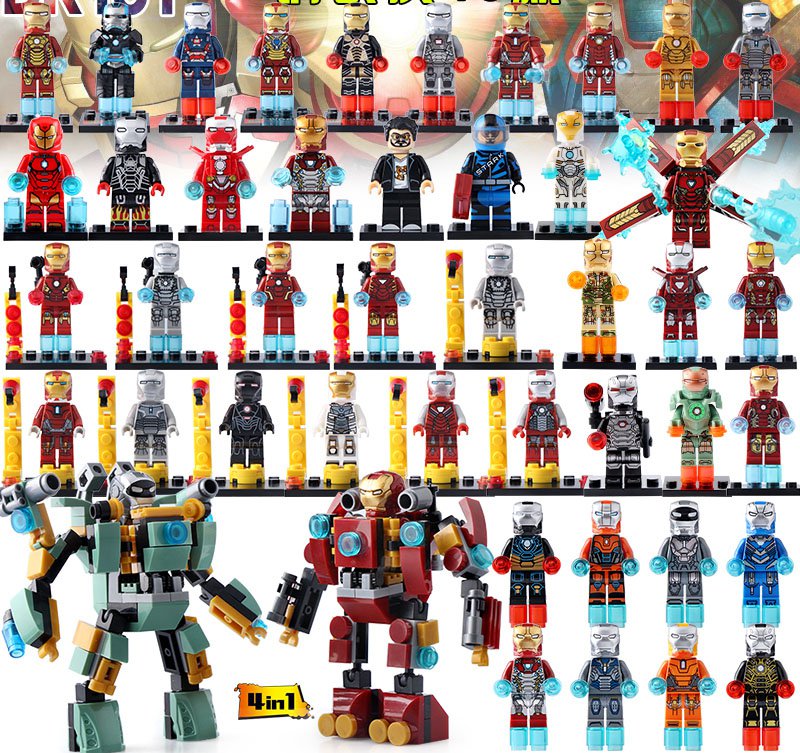 lego heroes iron man