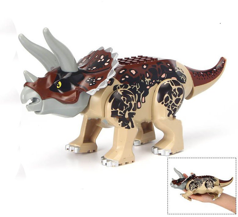 lego jurassic world triceratops