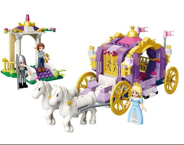 Princess Cinderella Dream Carriage Horse Prince Minifigures Lego Castle ...