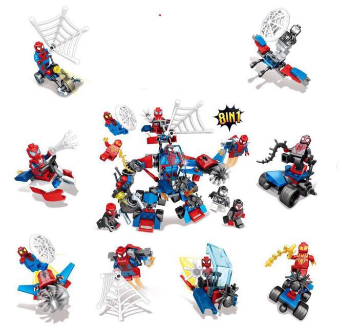 lego marvel spider man robot