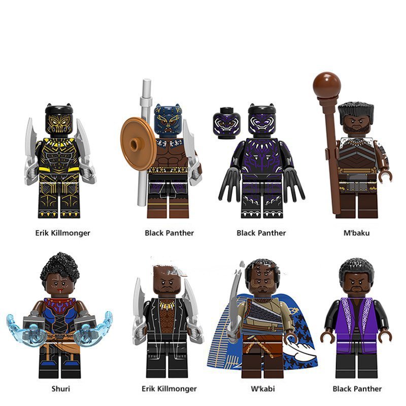 black panther lego guy