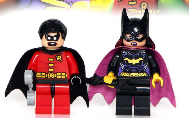 DC Super Hero Batbirl Robin Minifigures Lego Compatible