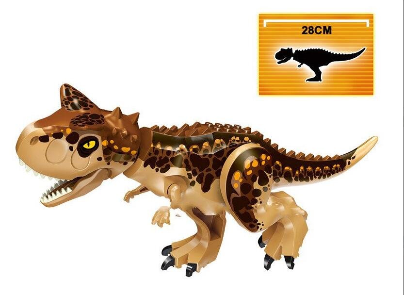 Custom Carnotaurus Figure Lego Jurassic World Dinosaur Compatible Toy