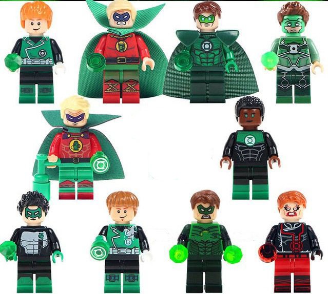 DC Comics Geen Lantern Minifigures Lego Super Hero Building Toys