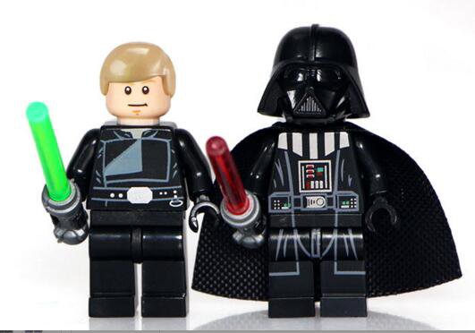 darth vader luke skywalker lego