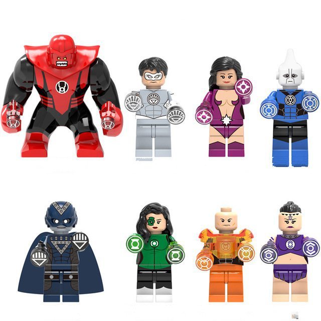 DC Green Lantern Super Hero Minifigure Lego Compatible