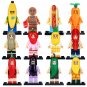 Minifigures Series Banana Man Hot Dog Ginger Carrot Vegetable Man