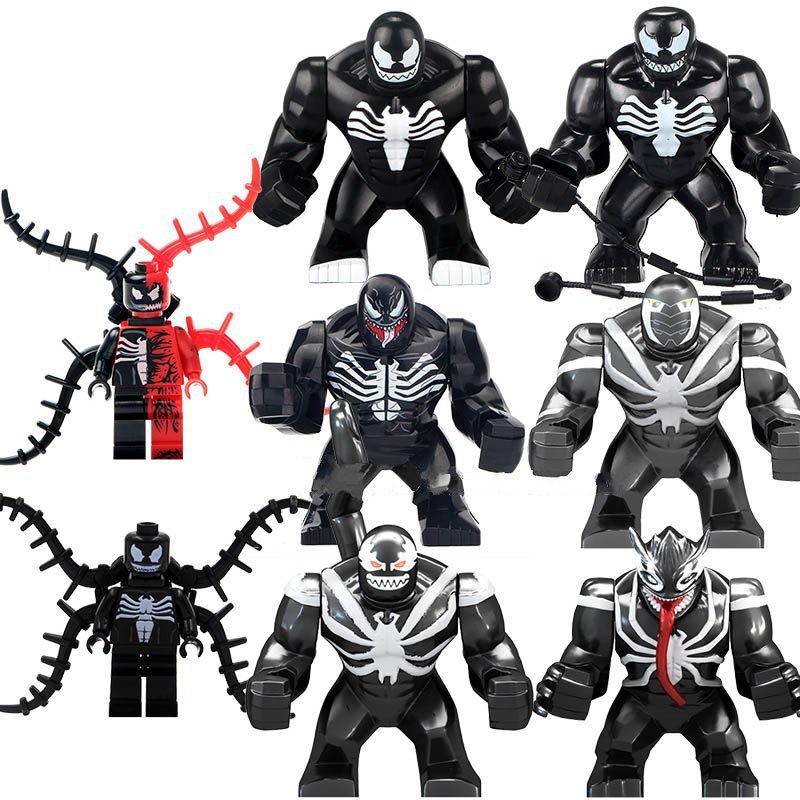 Marvel Super Hero Venom Big Figures Lego Venom Minifigures Compatible Gift Idea