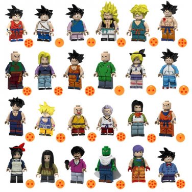 Lego Dragon Ball Z ドラゴンボールZ Super Saiyan サイヤ人 Saiyajin Xenoverse Goku 52  Unofficial Minifigures 